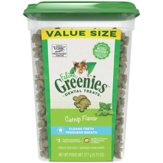 Greenies Feline Adult Cat Dental Treats Catnip 1ea/9.75 oz