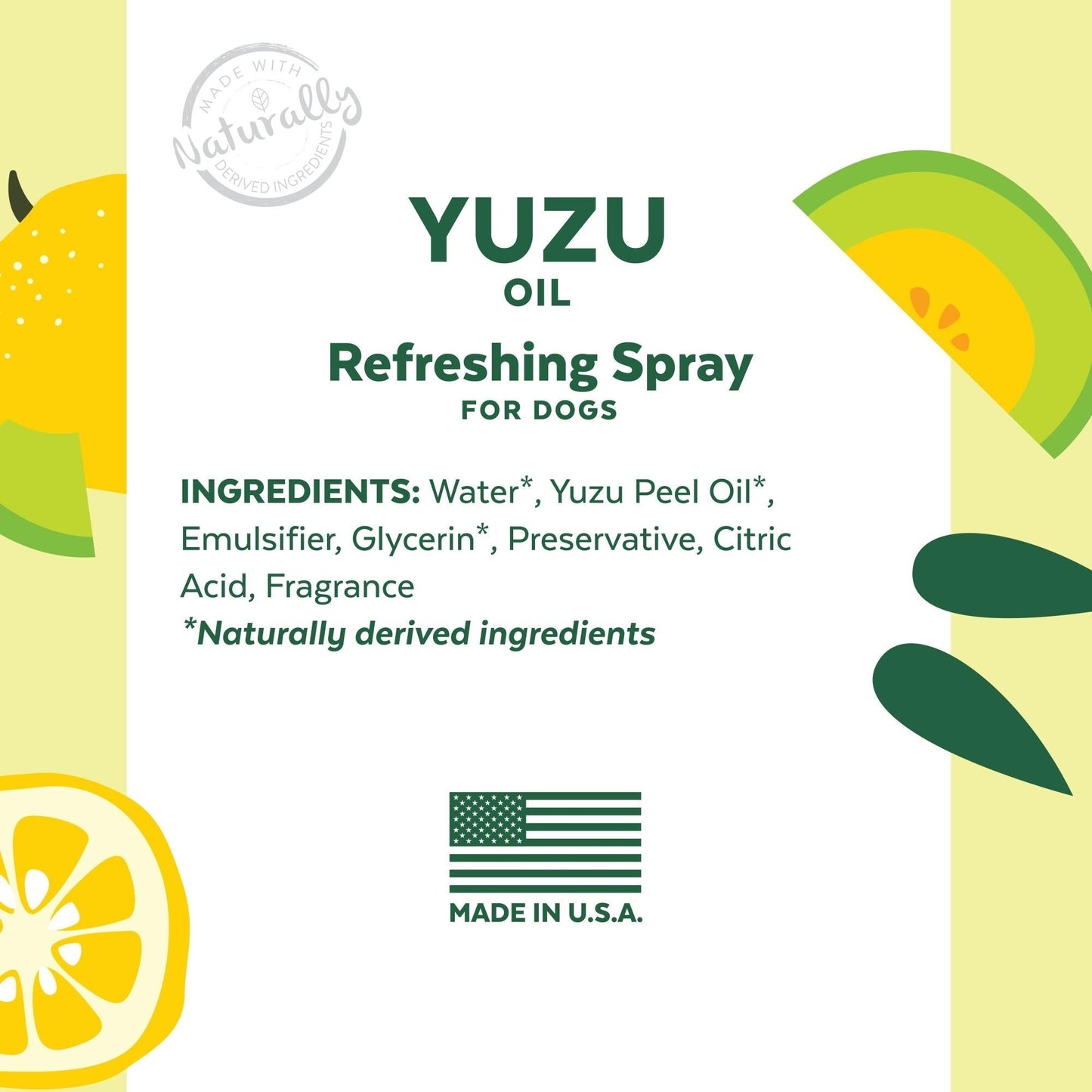 TropiClean Essentials Yuzu Fruit Deodorizing Spray 1ea/8 oz