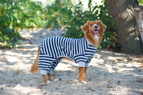 Fashion Pet Striped Pajamas Blue Medium