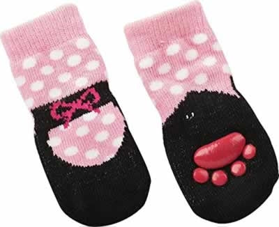 Fashion Pet Ballet Slipper Sock Medium