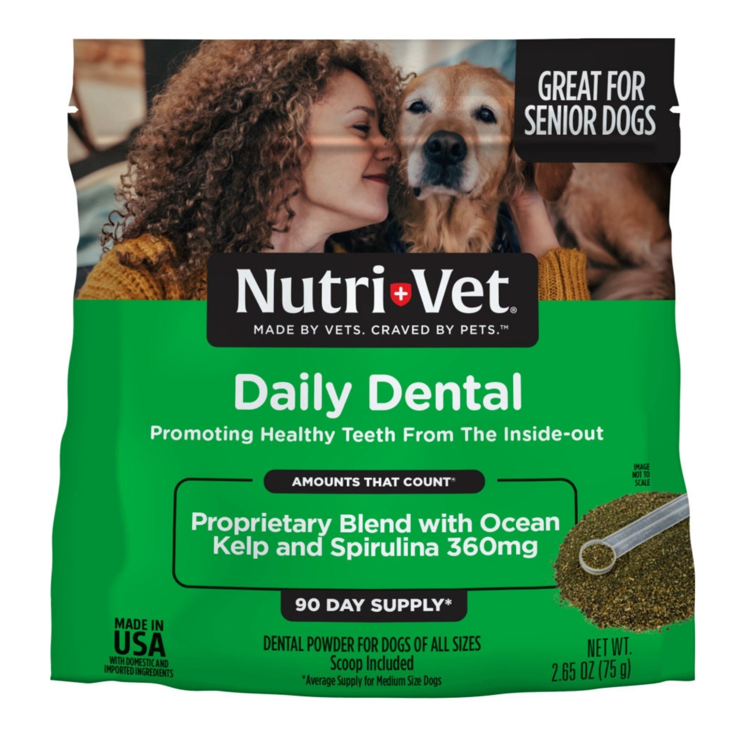 NutriVet Daily Dental Powder for Dogs 1ea/2.65 oz