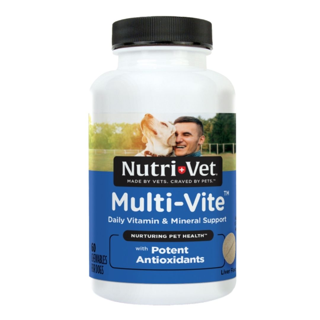 Nutri-Vet Multi-Vit Vitamins and Minerals Adult Dogs 1ea/60 Tablets