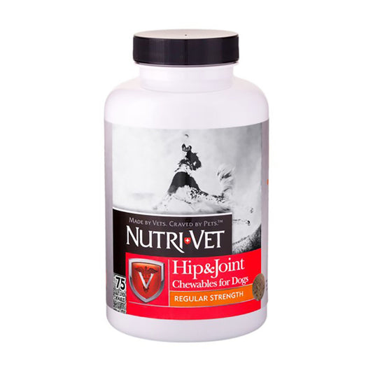 Nutri-Vet Hip & Joint Early Care Liver Chewables 1ea/75 ct