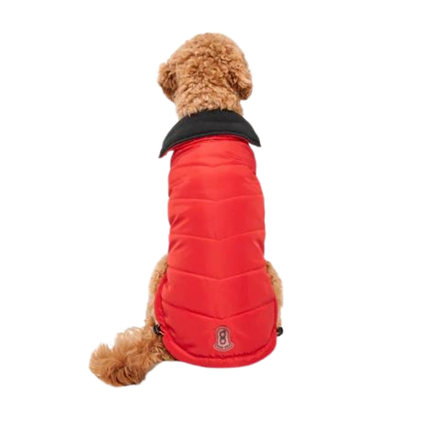 Goo-Eez Mock Neck Signature Dog Jacket Red/Black XLarge