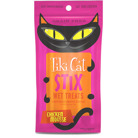 Tiki Pets Cat Stix Mousse Chicken 3oz. (Case of 12)