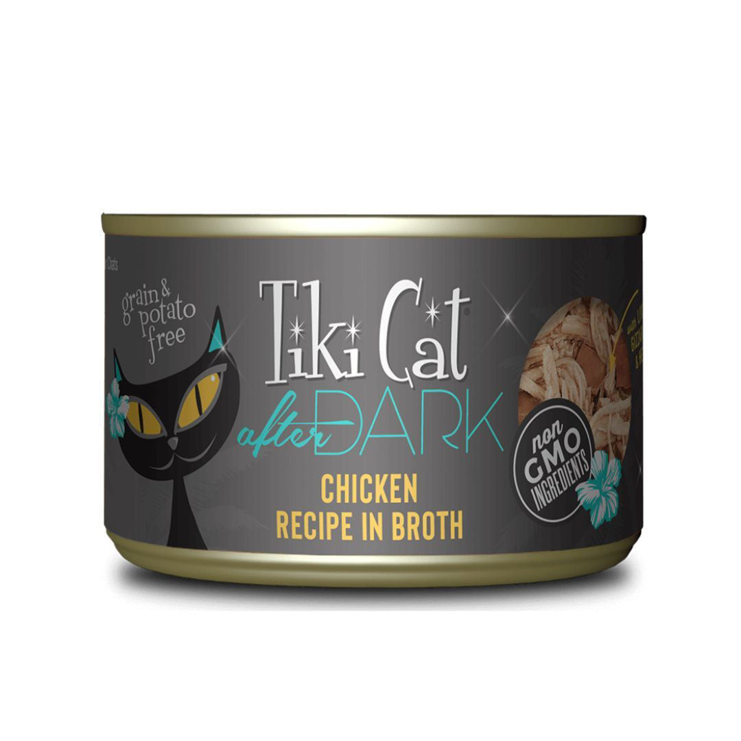 Tiki Pet Cat After Dark Pate Chicken 5.5oz. Multipack (Case of 12)