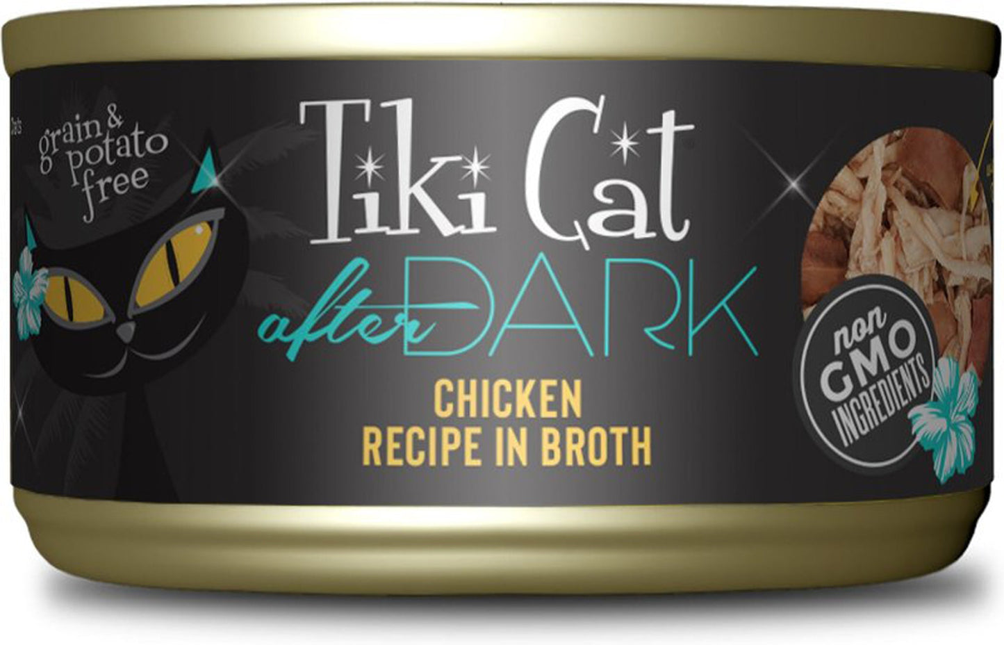 Tiki Pets Cat After Dark Chicken 2.8oz.(Case of 12)