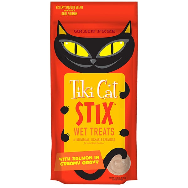 Tiki Pet Cat Stix Mousse Salmon 3oz. (Case of 12)