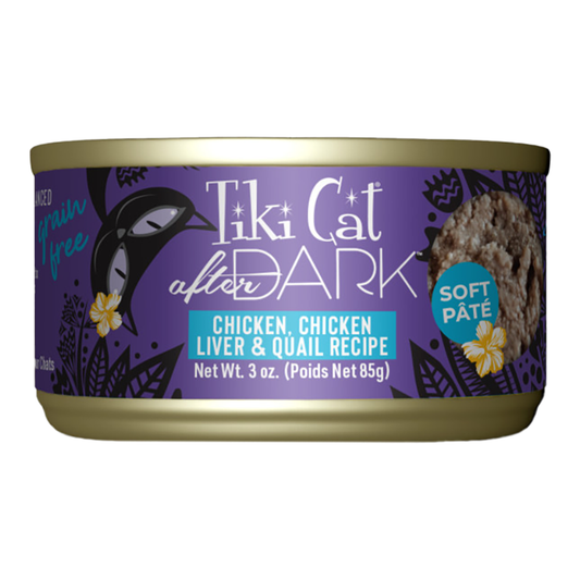 Tiki Pet Cat After Dark Pate Chicken 3Oz (12 per unit)