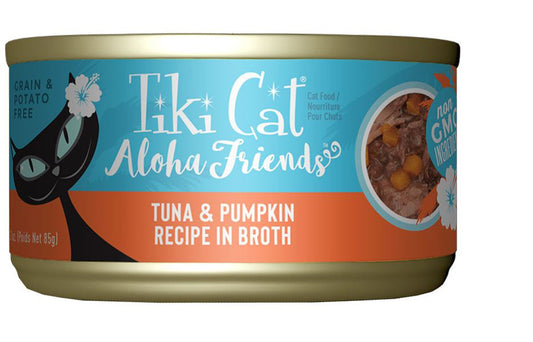 Tiki Pets Cat Aloha Tuna Pumpkin 3oz. (Case of 12)