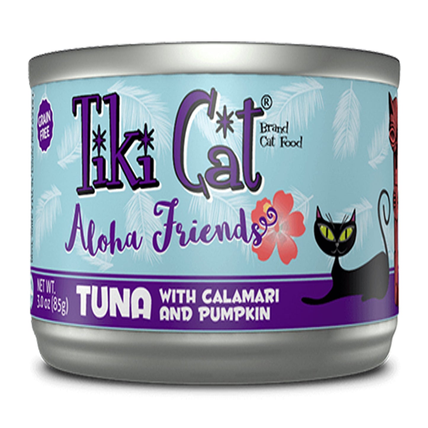 Tiki Pets Cat Aloha Tuna Calmari 3oz. Pouch (Case of 12)