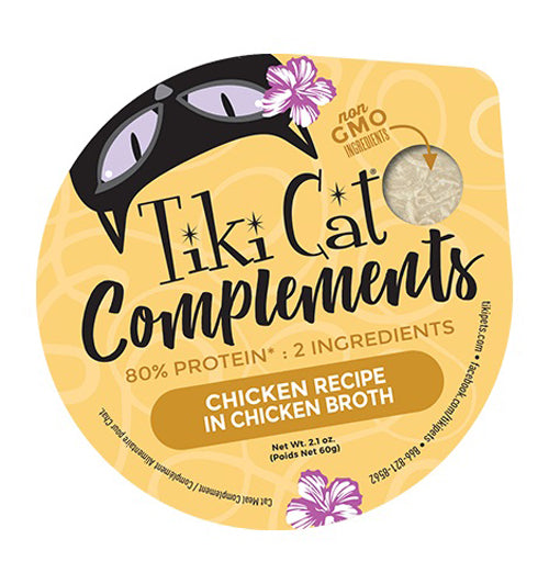 Tiki Pet Cat Complements Chicken 2.1oz. (Case of 8)