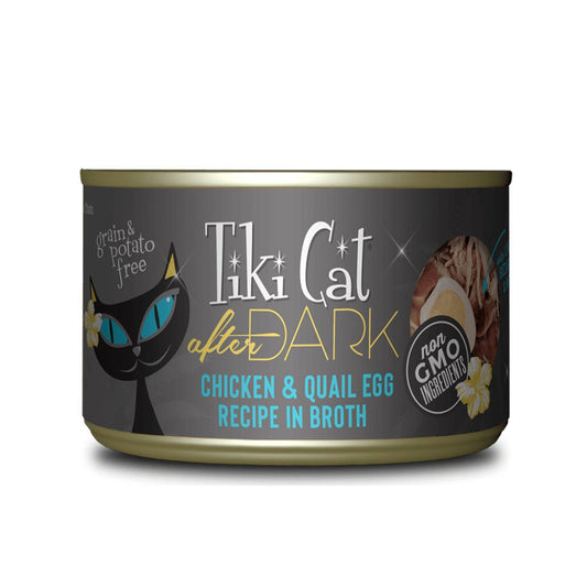 Tiki Pet Cat After Dark Pate Chicken & Quail 5.5oz. (Case of 8)