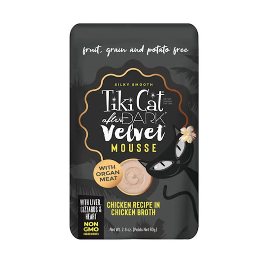 Tiki Pet Cat After Dark Mousse Chicken 2.8oz. (Case of 12)