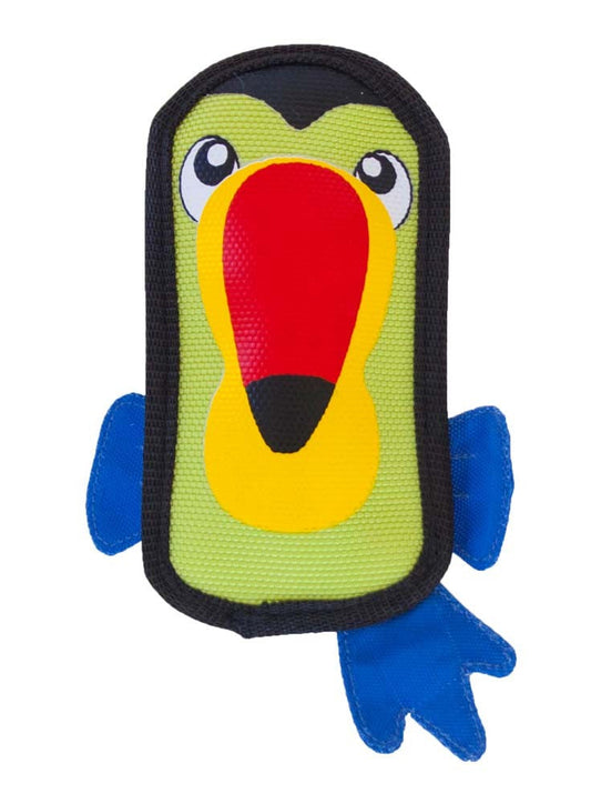 Outward Hound Invincibles Dog Toy Fire Biterz Toucan Multi-Color 1ea/SM