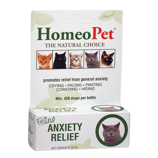 HomeoPet Feline Anxiety Relief Drops 1ea/15 ml