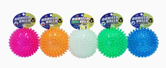 Petsport USA Gorilla Ball Dog Toy Assorted 1ea/4 in, LG