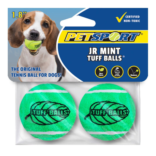 Petsport USA Jr. Mint Balls Dog toy Assorted 1ea/2 pk, 1.8 in