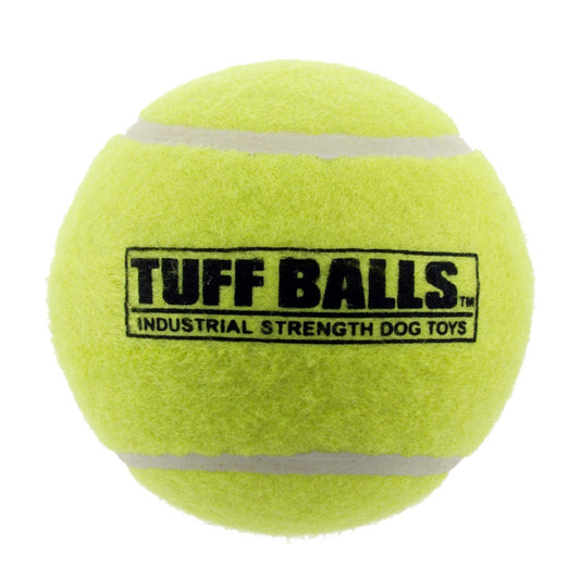 Petsport USA Tuff Ball Dog toy Yellow 12ea/Bulk, 2.5 in