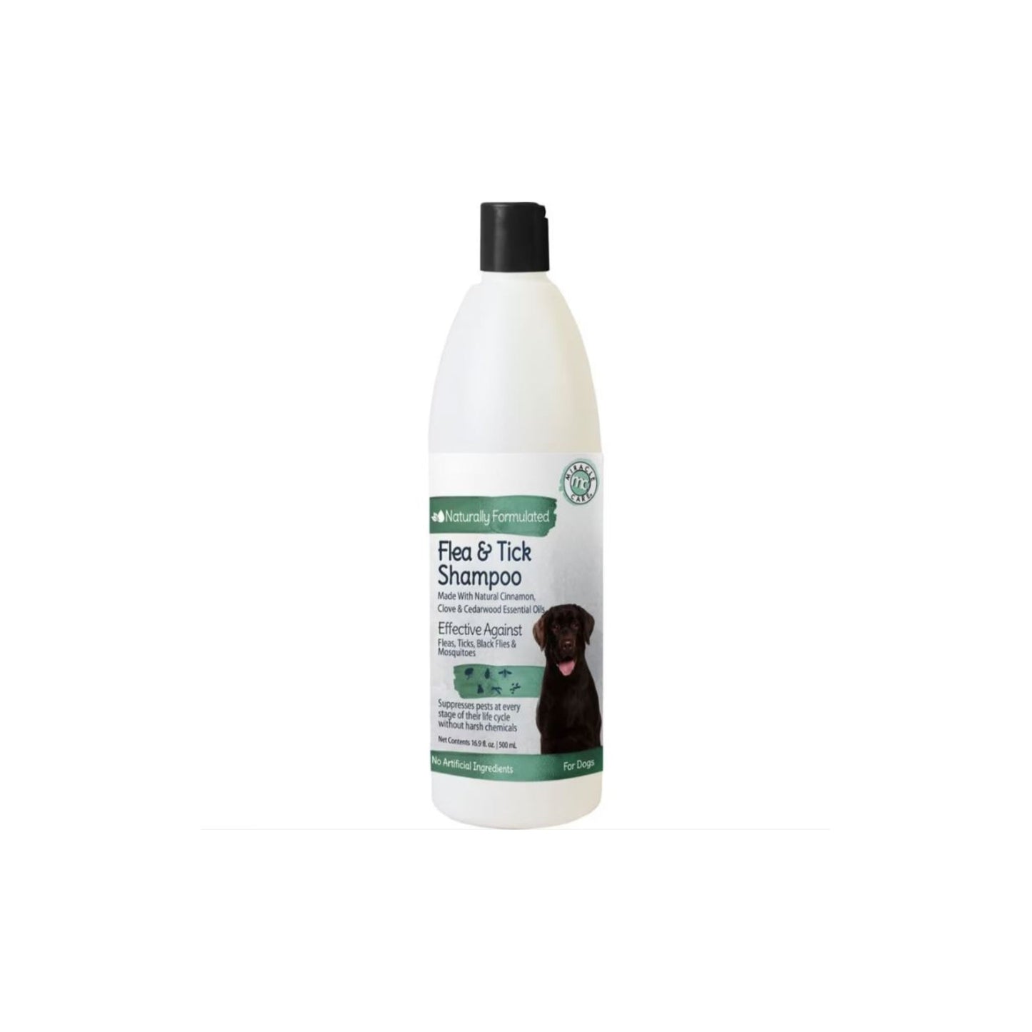 Miracle Care Flea & Tick Shampoo F MFG PRBLM 1130 16oz.