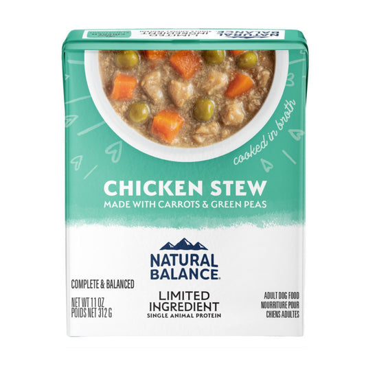 Natural Balance Pet Foods L.I.D. Stew Wet Dog Food Chicken Stew 11oz. (Case of 12)