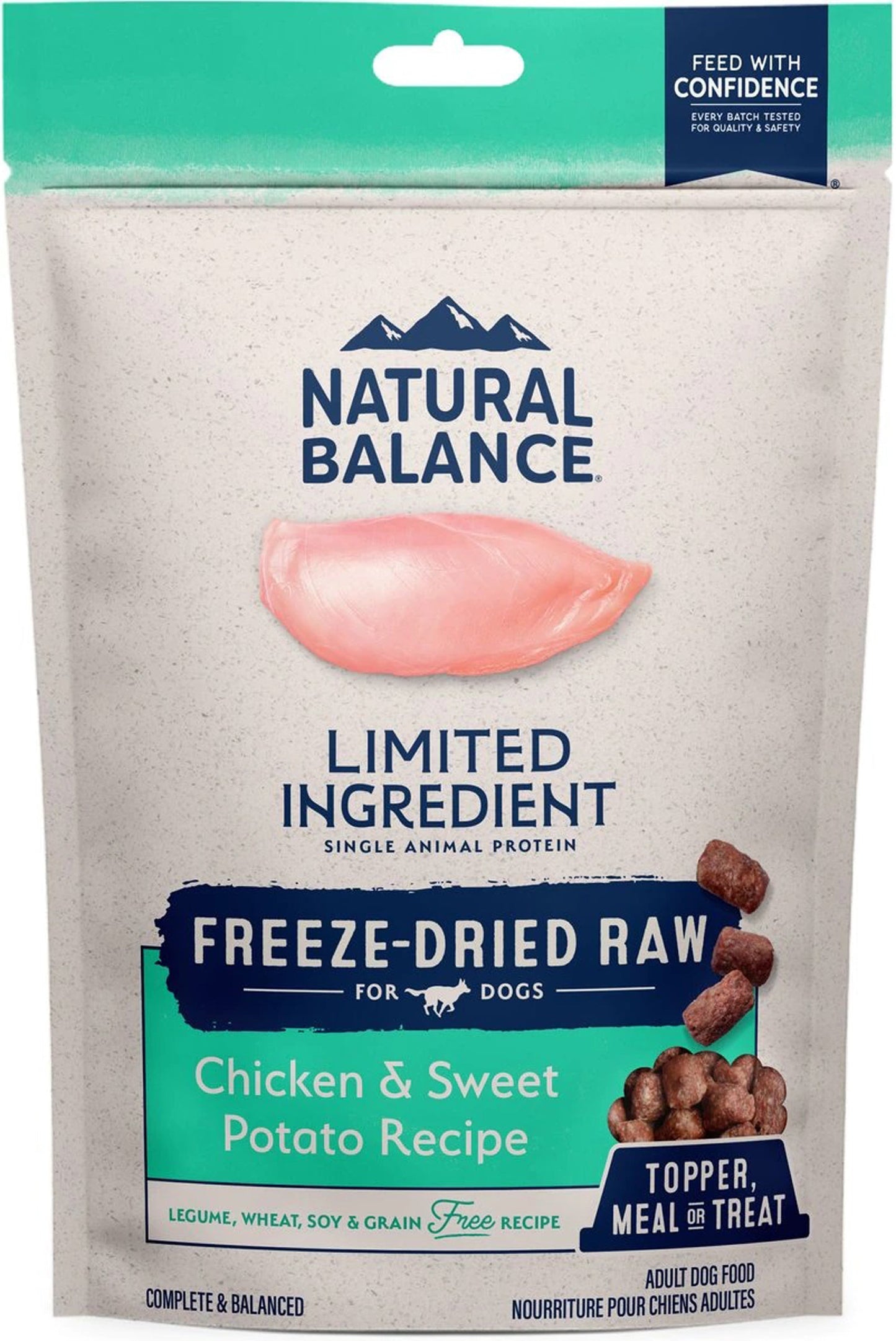 Natural Balance Pet Foods L.I.D. Freeze Dried Raw Dog Food Chicken & Sweet Potato 1ea/6 oz