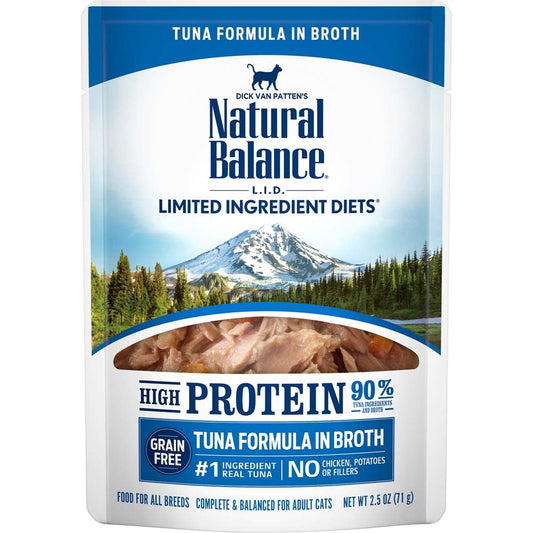 Natural Balance Pet Foods L.I.D. High Protein Wet Cat Food Tuna 24ea/2.5 oz