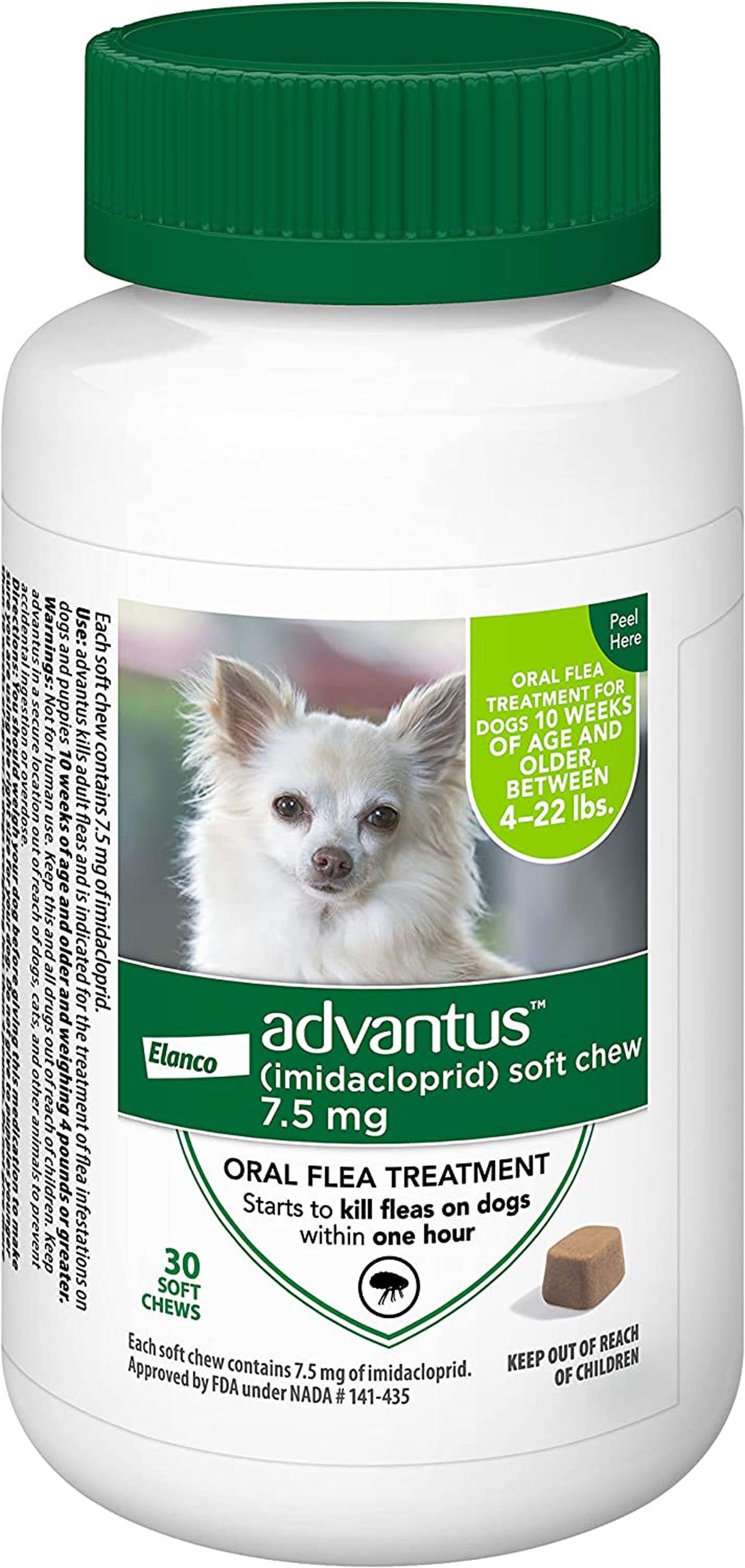 Advantus Dog Small 7.5Mg Soft Chew 30Ct.