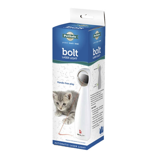 PetSafe Bolt Interactive Laser Light Cat Toy White 1ea/One Size