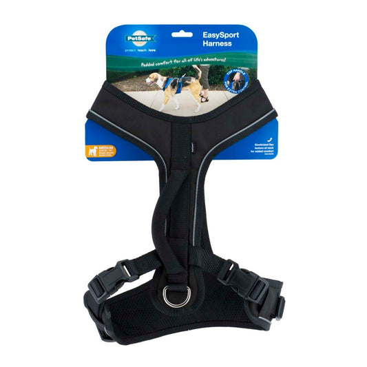 EasySport Comfortable Dog Harness Black 1ea/SM