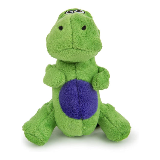 Godog Just For Me T-Rex Dog Toy Green Mini