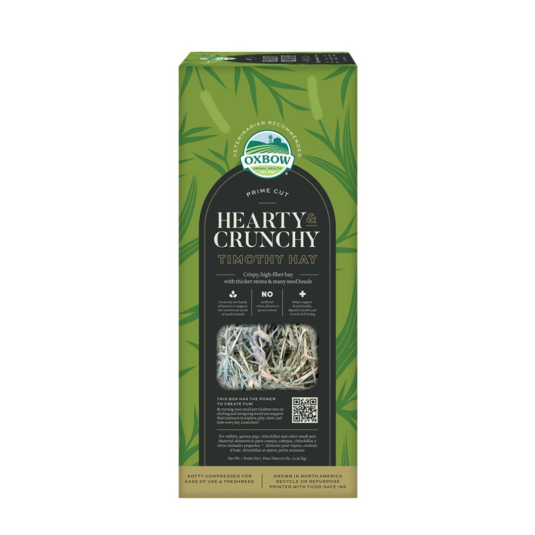 Oxbow Small Animal Prime Crunchy Timothy Hay 20oz.