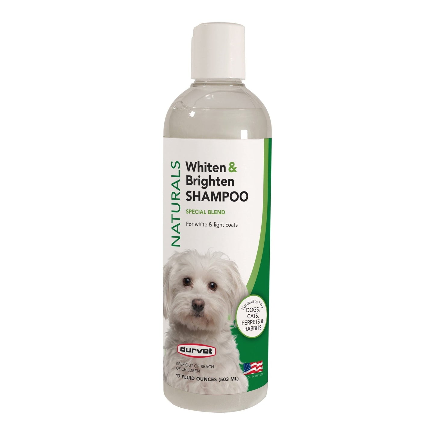 Durvet Naturals Whiten & Brighten Shampoo 17oz.