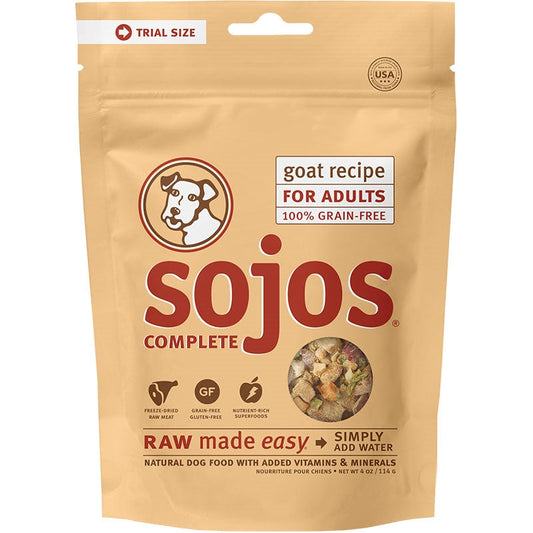 Sojos Dog Freeze-Dried Complete Adult Goat 7Lb