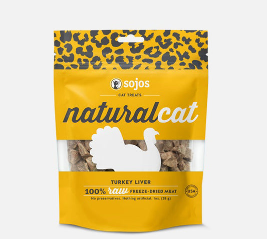 Sojos Cat Naturals Treats Turkey Liver 1 oz.