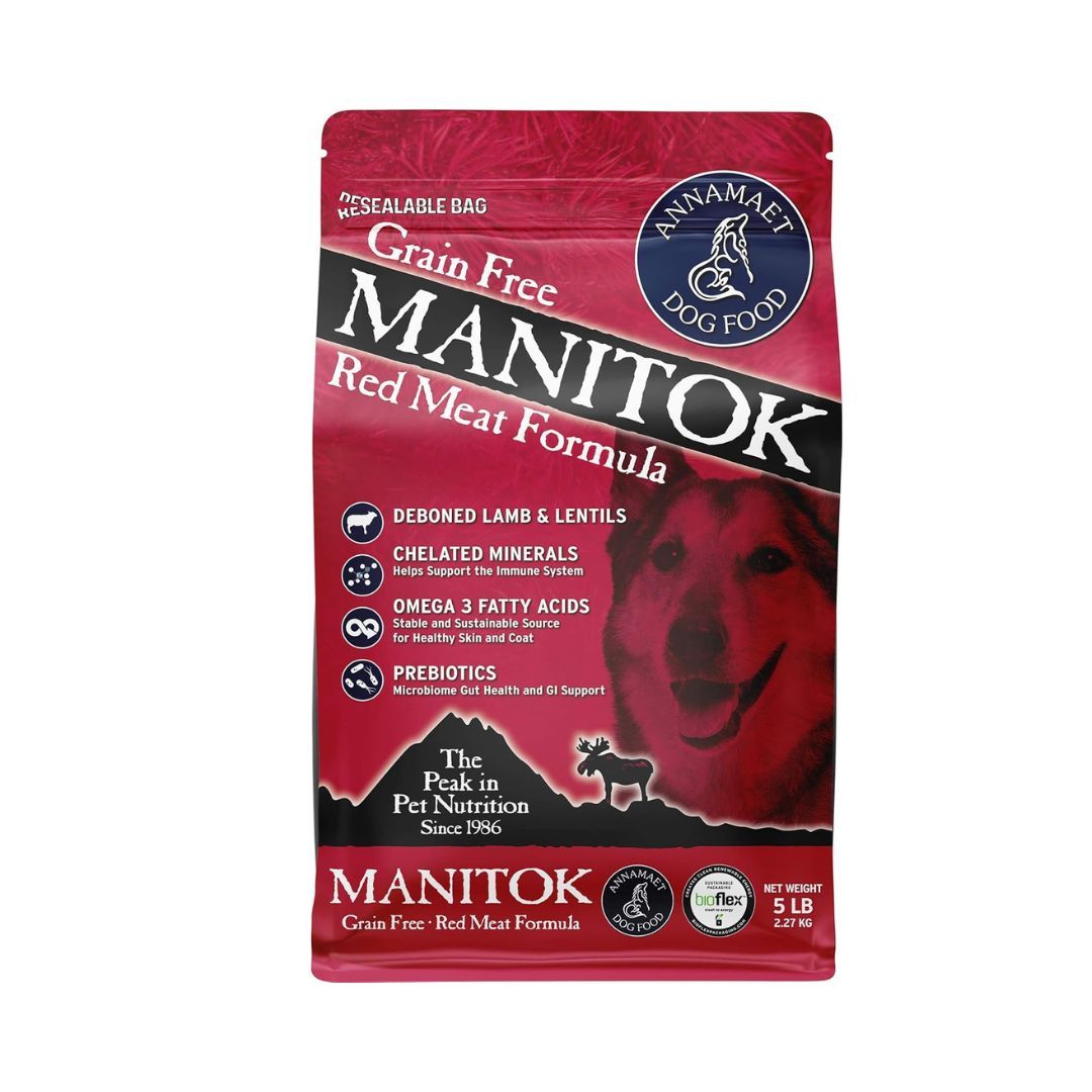 Annamaet Dog Manitok 5Lb Grain Free Lamb Venison