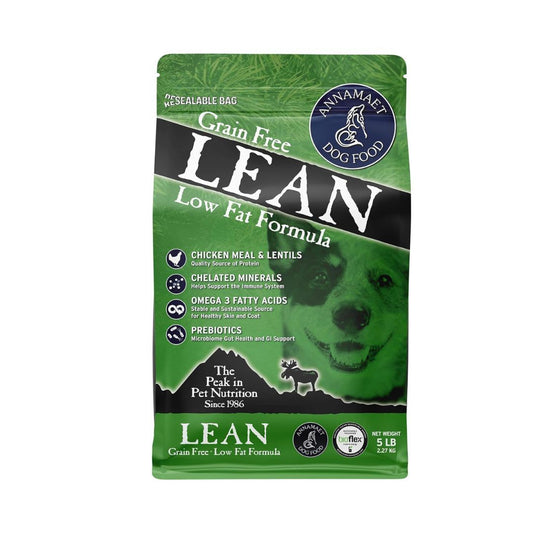 Annamaet Dog Lean 5Lb Grain Free Chicken Duck Herring