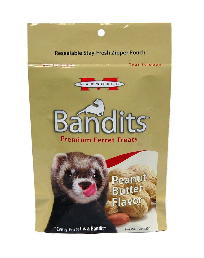 Marshall Pet Products Bandits Ferret Treat Peanut Butter 1ea/3 oz