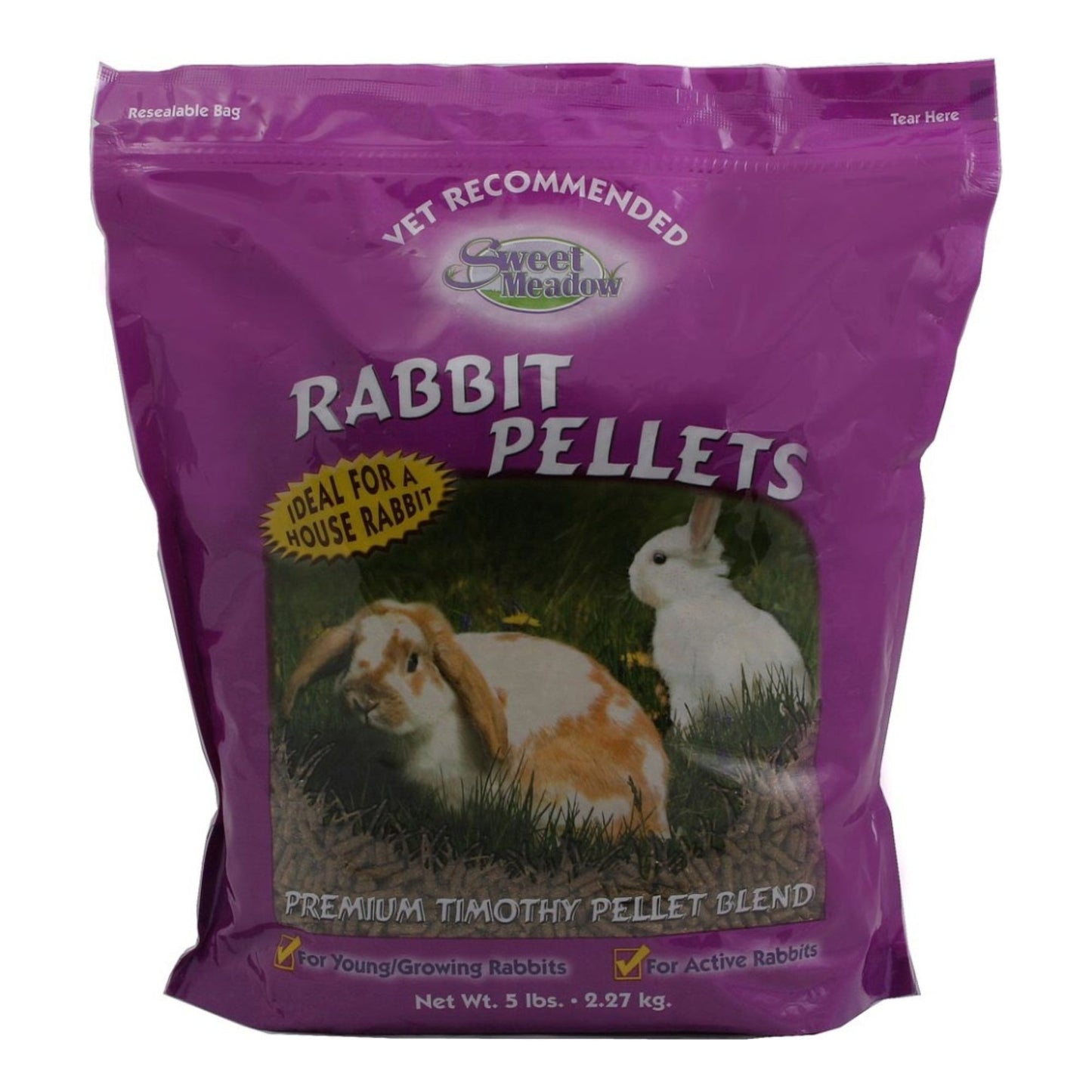 Sweet Meadow Farm Rabbit Pellets Original Blend 6ea/5 lb