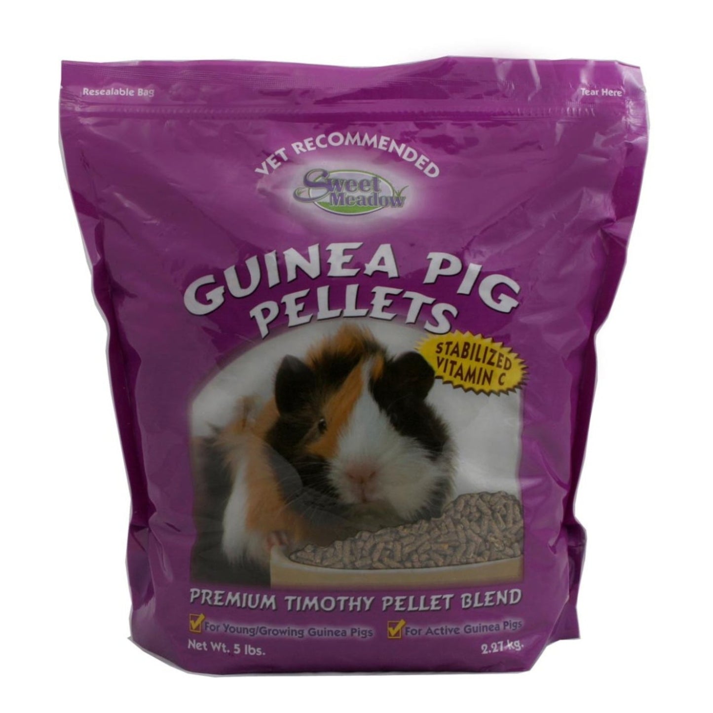 Sweet Meadow Farm Guinea Pig Pellets Original Blend 6ea/5 lb