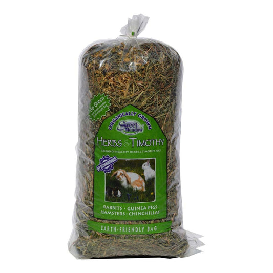 Sweet Meadow Farm 2nd Cut Organic Herbs & Timothy Hay for Small Animals 1ea/20oz.