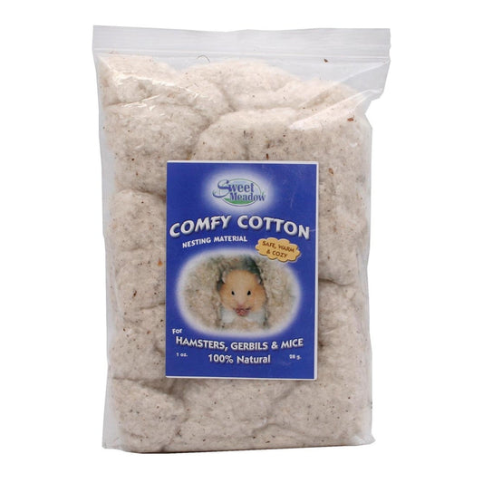 Sweet Meadow Farm Comfy Cotton Small Pet Nesting Material White, 1ea/1oz.