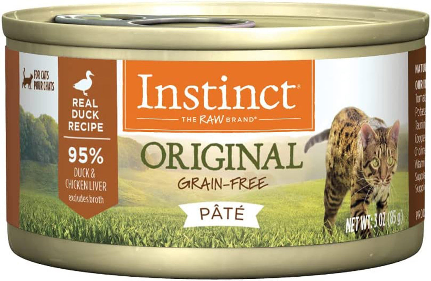 Natures Variety Instinct Can Cat Original Duck 3oz. (Case of 24)