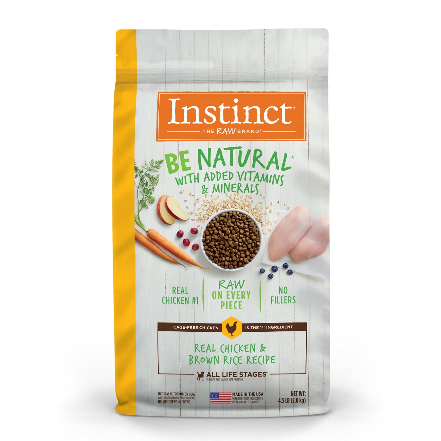 Natures Variety Instinct  Be Natural Chicken Brown Rice 4.5Lb