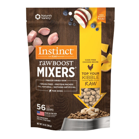 Natures Variety Raw Boost Mix Dog Chicken 14oz. Instinct Freeze Dried