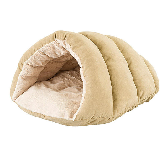 Ethical Pet Sleep Zone Cuddle Cave 22" Tan