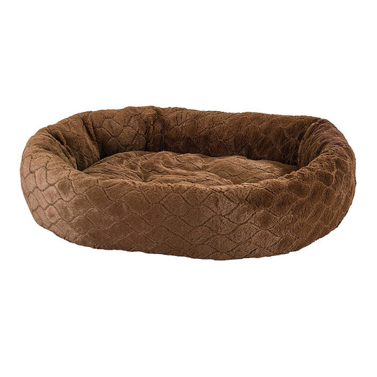 Ethical Pet Sleep Zone Diamond Cut Lounger 27" Choc