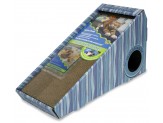 OurPets Cosmic Alpine Cat Scratcher Brown, Yellow 1ea