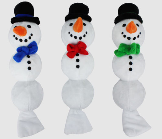 Multipet Holiday Snowman With Snowballs (Assorted Color) 11 Inch