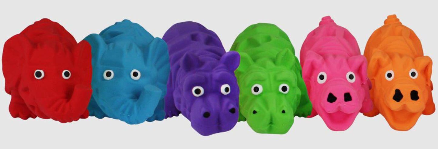 Multipet Latex Origami Pals Dog Toy Assorted 1ea/4 in